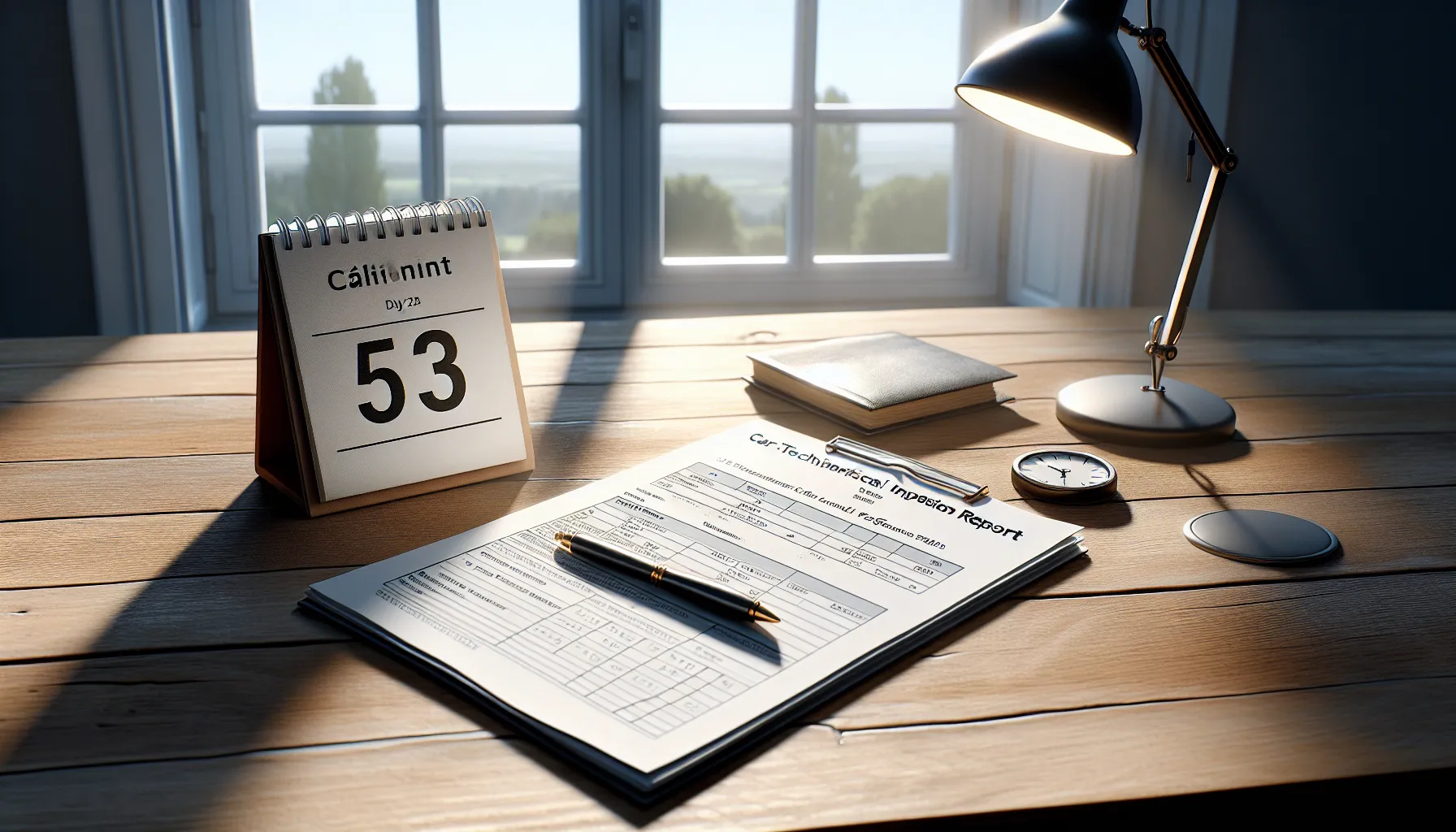 Calendrier avec délai contre-visite contrôle technique 2 mois